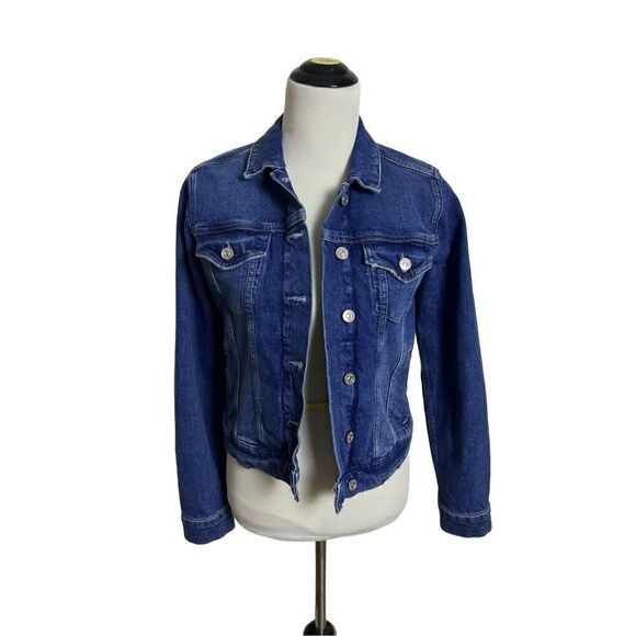 Paige Rowan Distressed Denim Jacket size XS - Picture 3 of 11